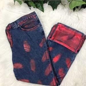 Vintage Baby Phat Denim Cropped Cuffed Ankle Jeans